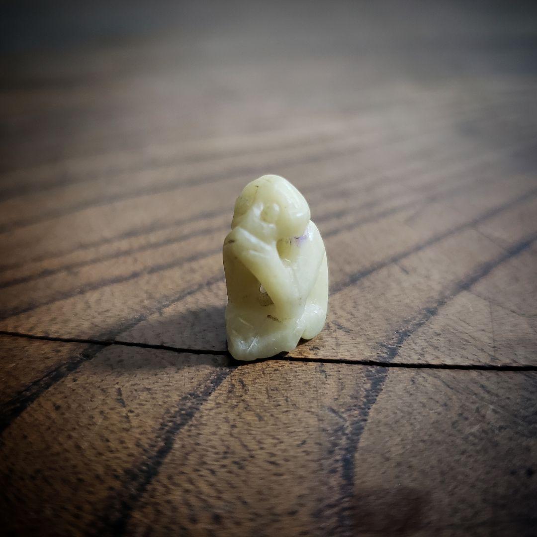 猿　日光　言わざる　根付　江戸　明治　キーホルダー