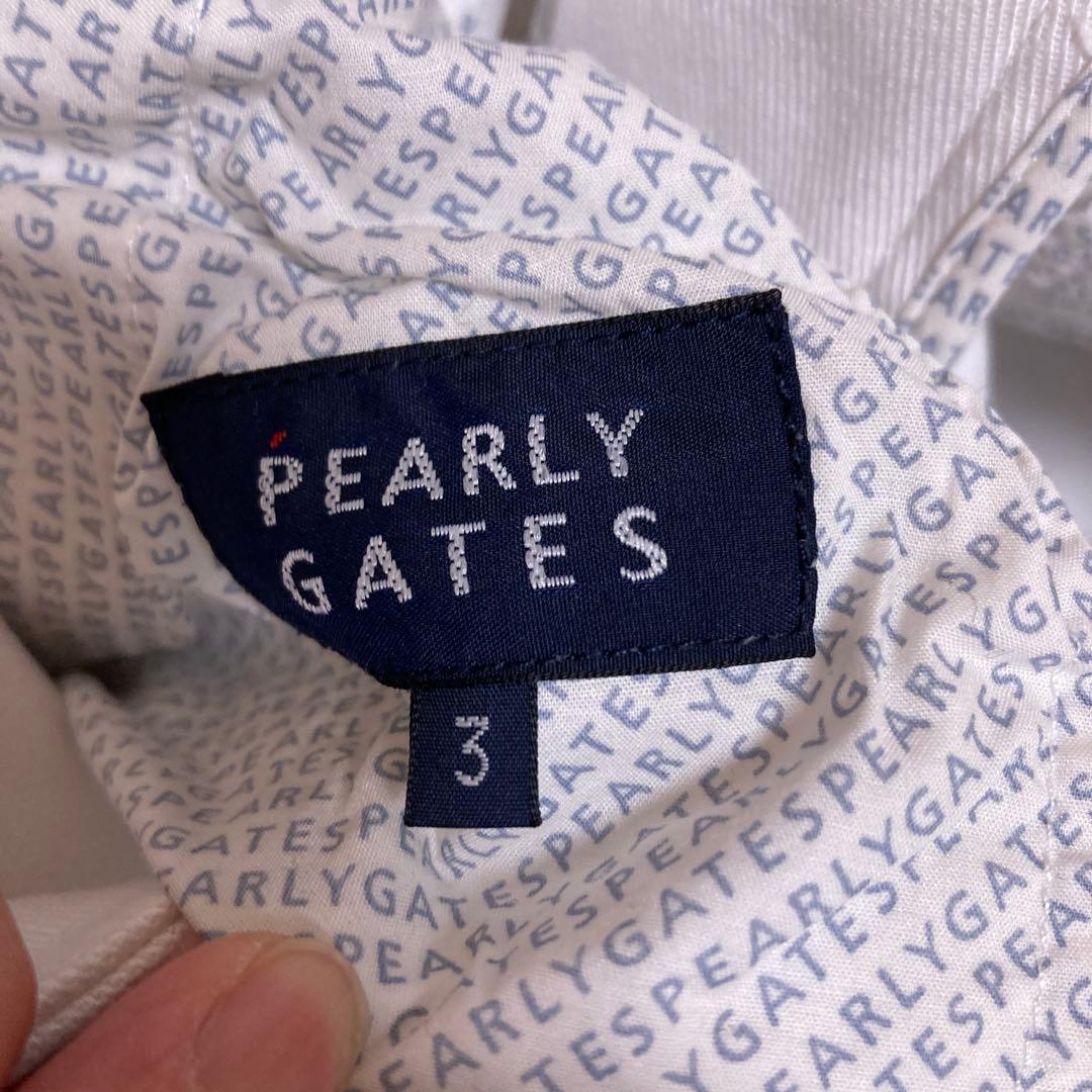 PEARLY GATES ゴルフパンツ　ストレッチ　ホワイトパンツ　サイズ3