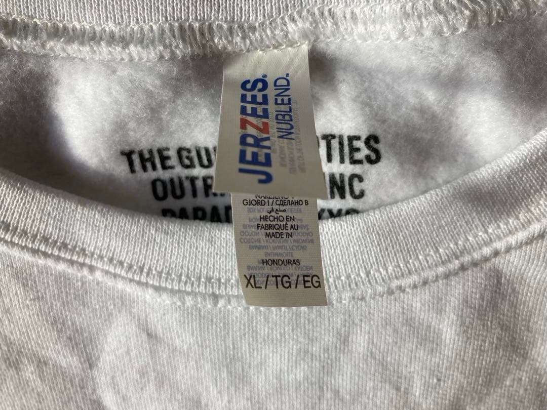 WACKO MARIA ワコマリア スウェット XL スエット 白 刺繍 ロゴ