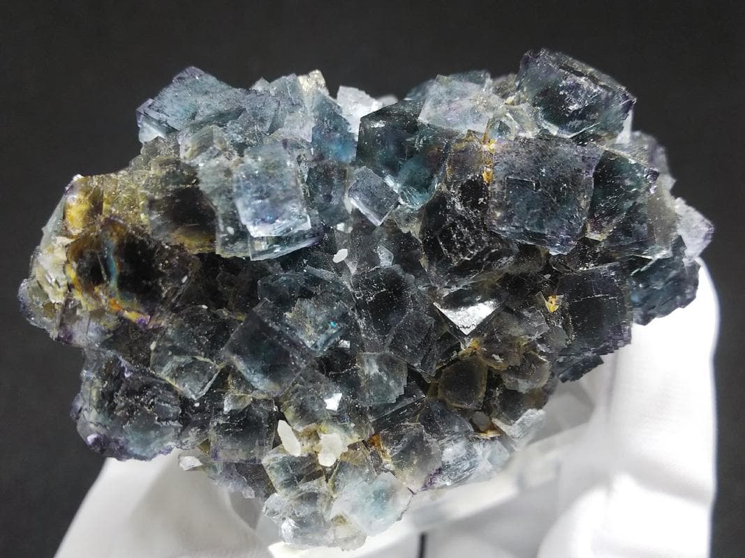 481 オコルス鉱山 フローライト クォーツ ブルーグリーン パープル