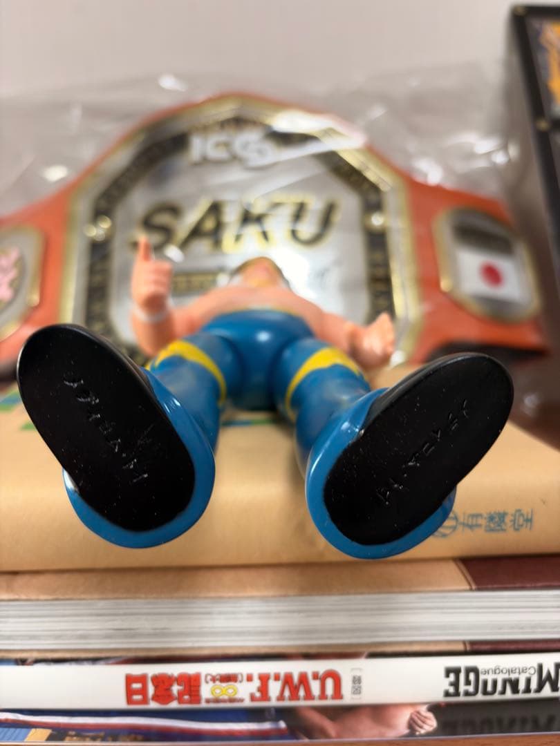 メディコムトイ　ソフビファイティングシリーズ　タイガーマスク　青パンタロン版