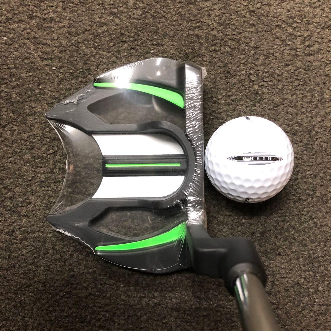 左 新発売★極太グリップと大型ヘッドの安定感抜群のダイナミクスパター レフティ