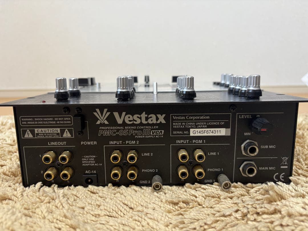 【美品】Vestax PMC-05Pro ⅢDJミキサー！