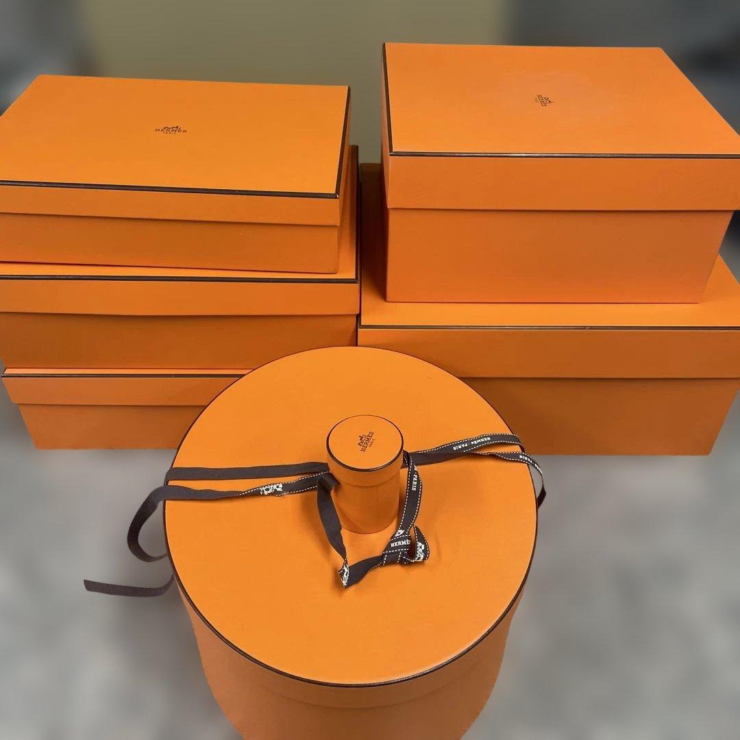 よ*／様 HERMES エルメス 空箱 7点セット ギフトボックス オレンジ 小