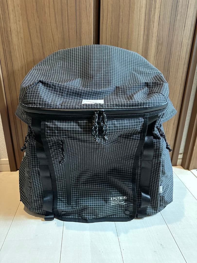 ゆかSPUTNIKバックパックキャリー ブラックチェック