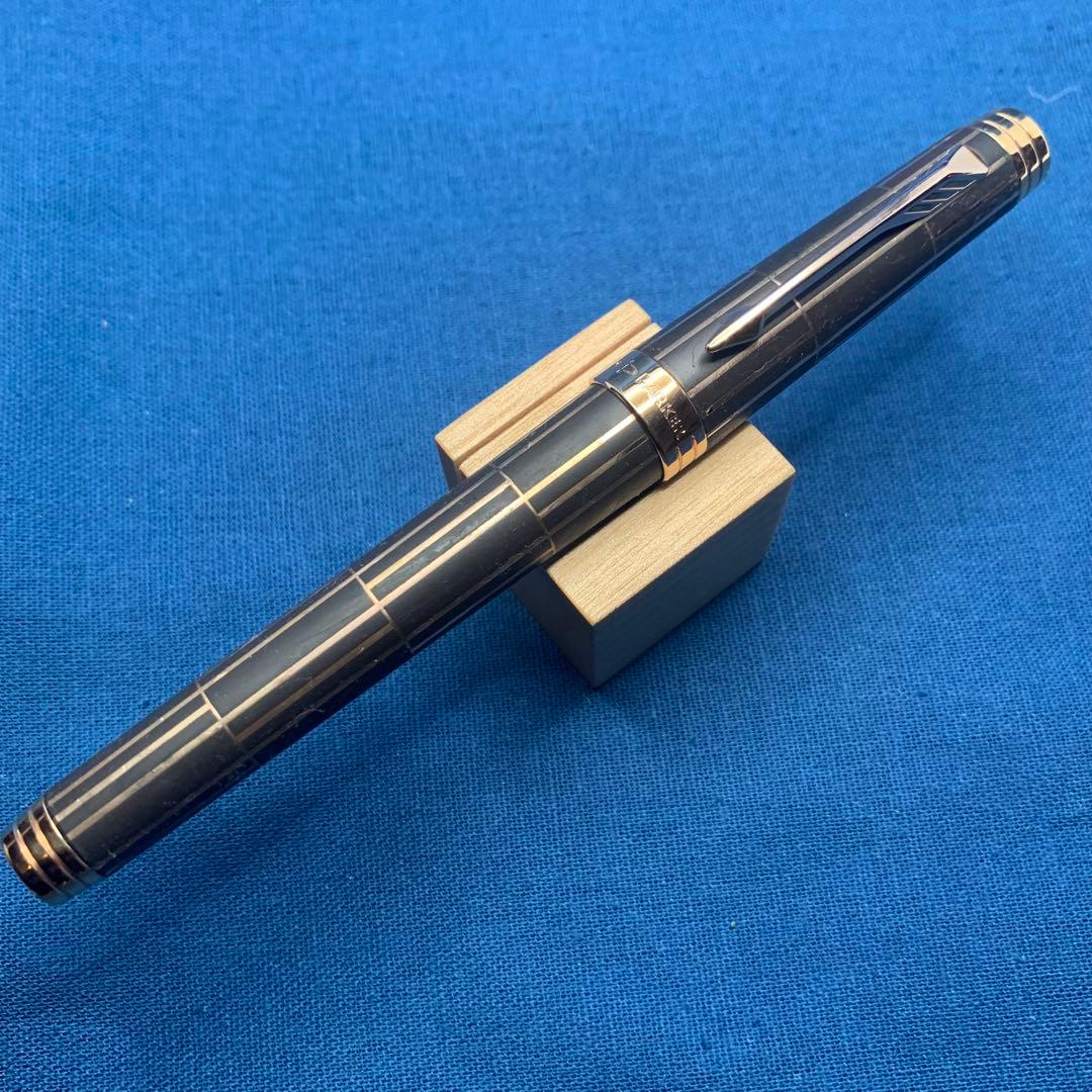 パーカー　プリミエ　18K F 万年筆　ラグジュアリー ブラウンPGT
