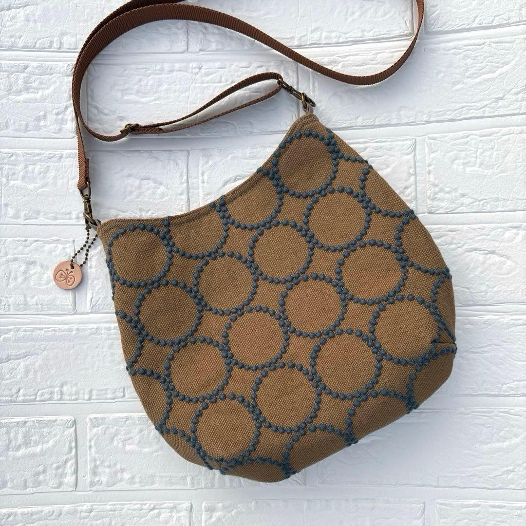 51202A ハンドメイド　ミナペルホネン　ショルダーバック