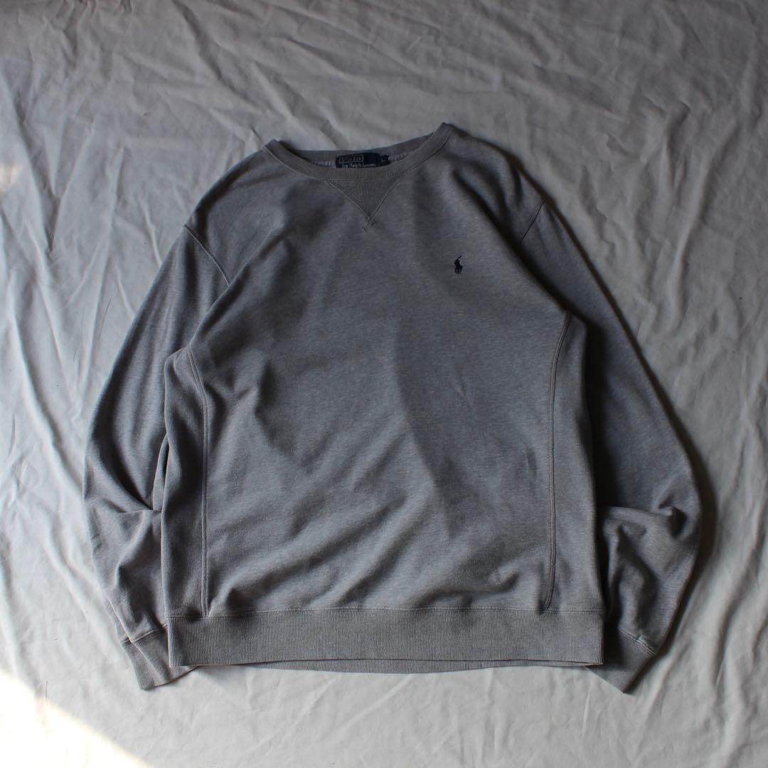 90s Polo by Ralph Lauren グレー スウェット リバース