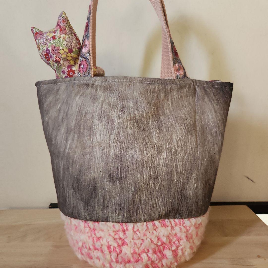 ゆ*ら様 コヤンイサムチョン　毛糸のカゴバック　ハンドメイド