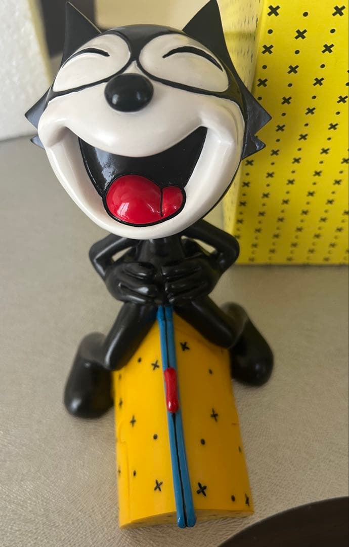 新品 Felix the Cat ボブルヘッド スタッシュケース 小物入れ