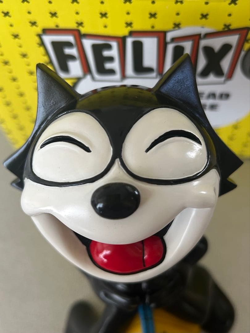 新品 Felix the Cat ボブルヘッド スタッシュケース 小物入れ