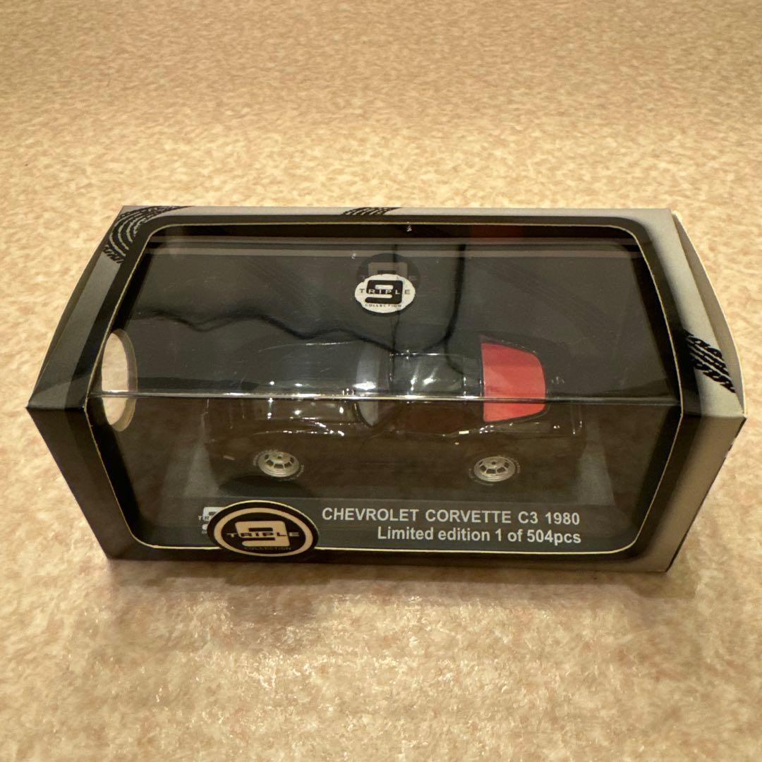 トリプル9 コレクション シボレー コルベット C3 1980 ミニカー