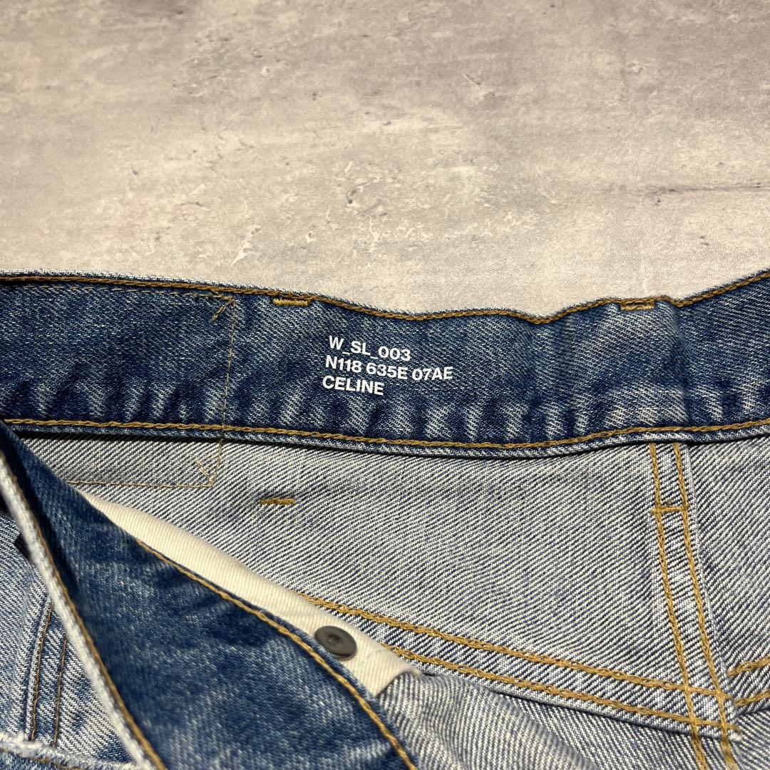 希少　エディ期 CELINE デニムパンツ 28 ダメージ加工 AU64
