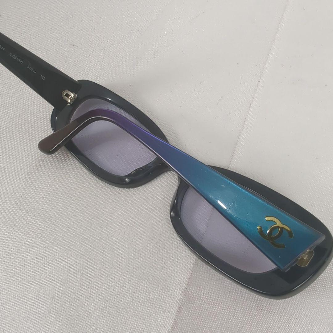 CHANEL シャネル サングラス ココマーク ブルー