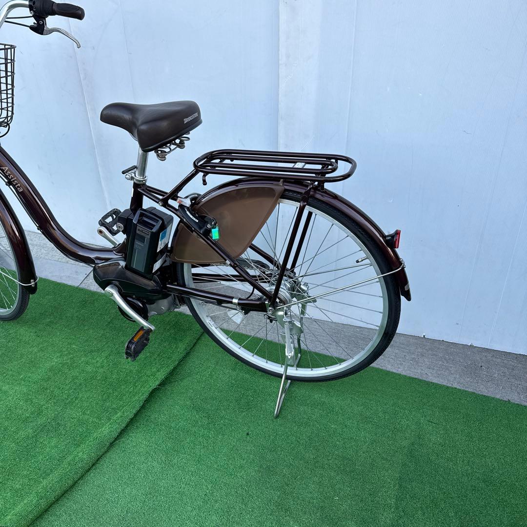 ブリヂストン 電動アシスト自転車26インチ 12.3Ah ブラウン