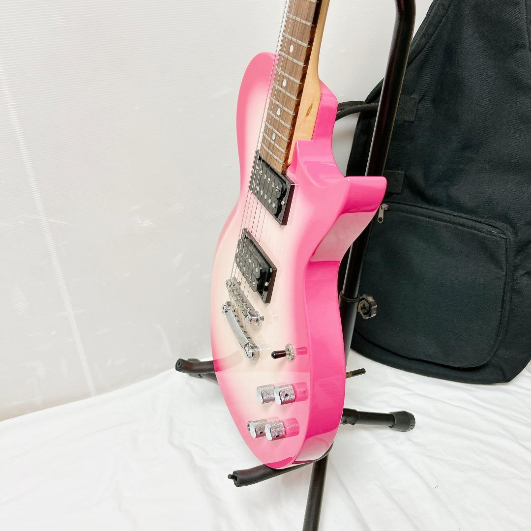 美品 Burny バーニー Lespaul Custom レスポール ピンク