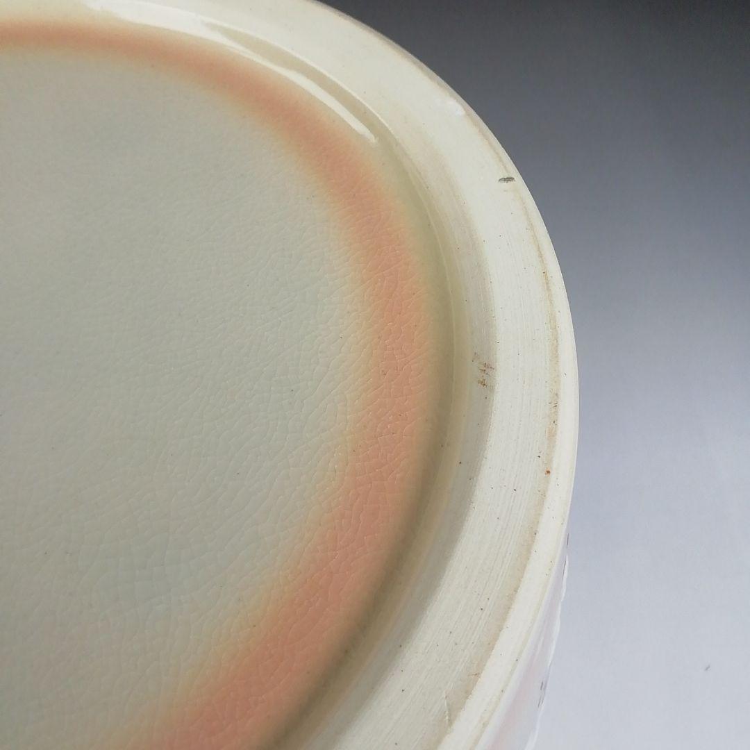 Ｔ８９０　水指　『仁清　雲錦』『御室窯 造』　共箱　茶道具