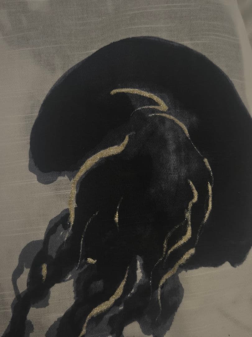 【最終値下げ】優華壇 京友禅手捺染 浴衣 海月 本仕立て レディース メンズ