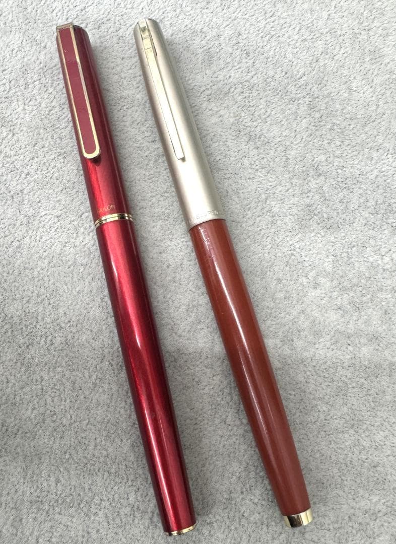 ★SAILOR セーラー＆プラチナ万年筆　ペン先14ｋ　2本セット