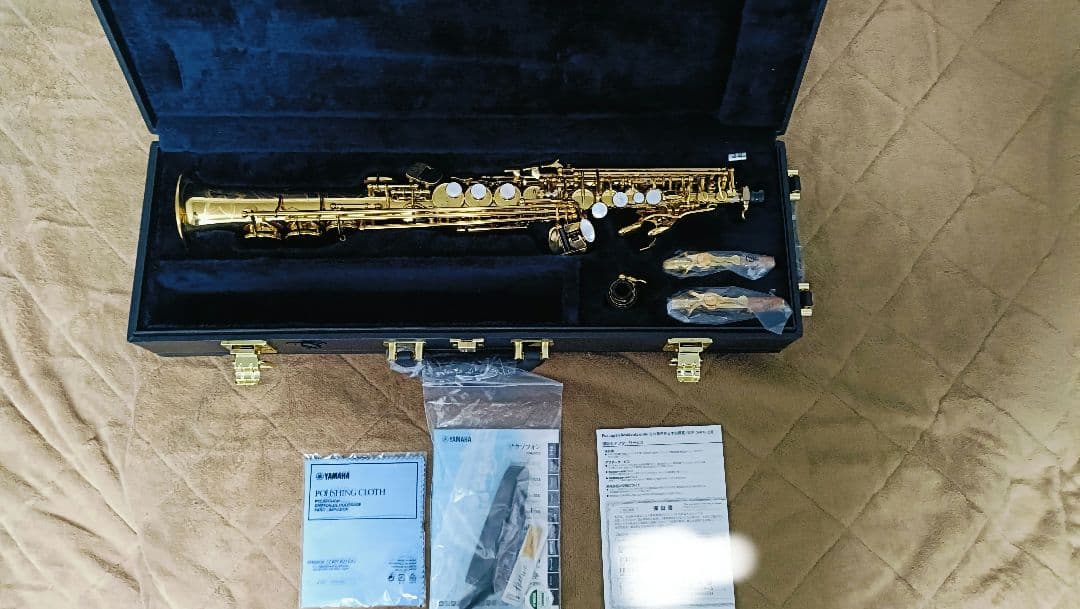 ヤマハソプラノサックスYSS-875EXHG 美品2月末迄出品予定