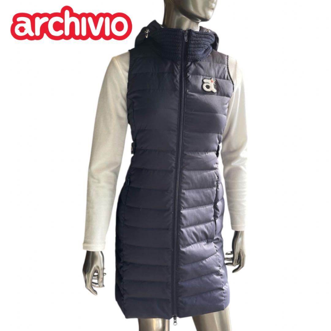 archivio ネイビー ダウン ワンピース ベスト 38