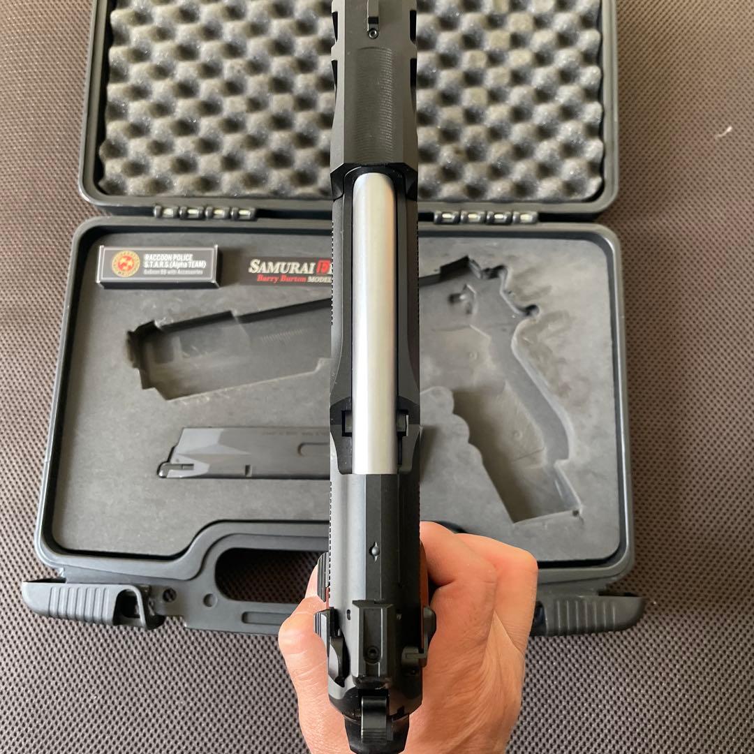 バイオハザード　サムライエッジ　バリー・バートンモデル　ガスブローバック　極美品