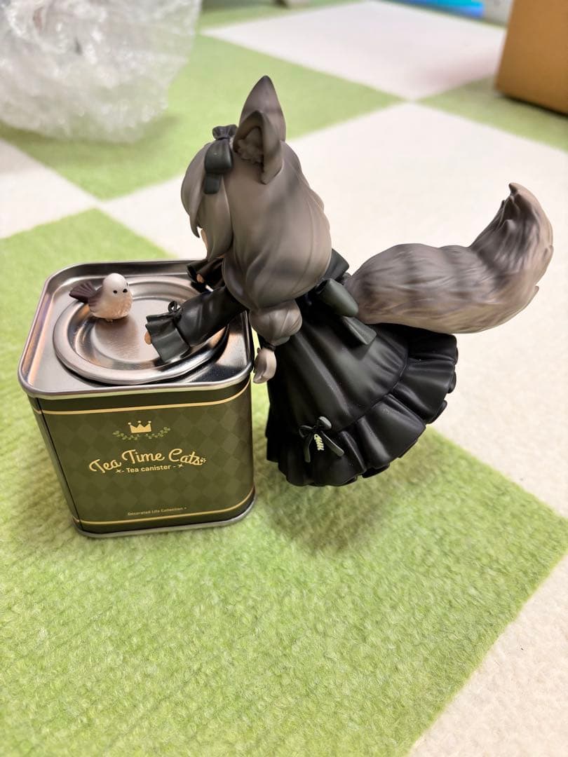 RIBOSE ティータイムキャッツ　リー・ハウ　フィギュア