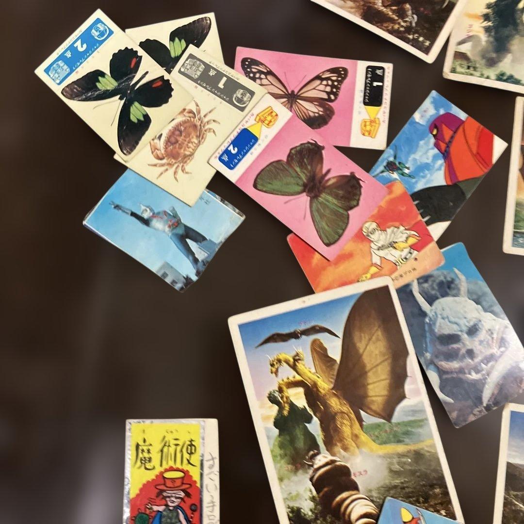 昭和30年代後半～40年代前半向け★東映★ゴジラ多め★蝶★カードコレクション