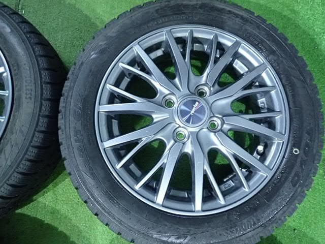 B1049【送料無料】スタッドレスタイヤ 155/65R14 4本セット
