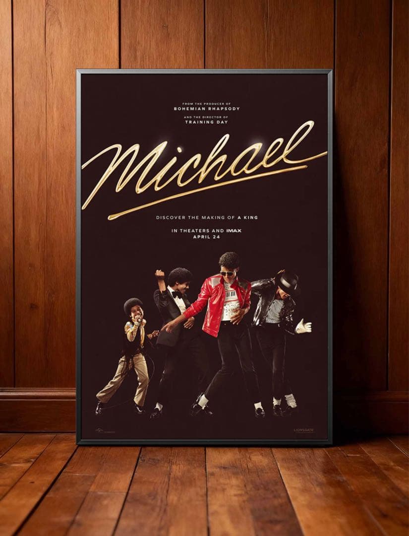 *枚数限定*映画館用両面印刷ポスターUS版:マイケル Michael