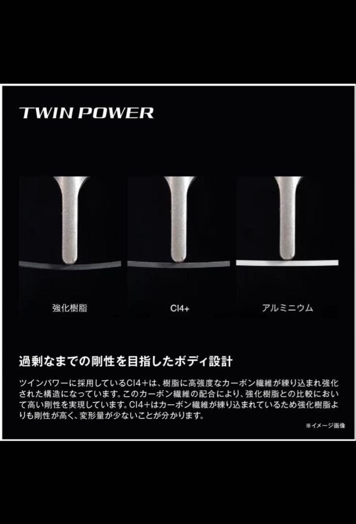 極美品　シマノ　現行ツインパワー　3000MHG