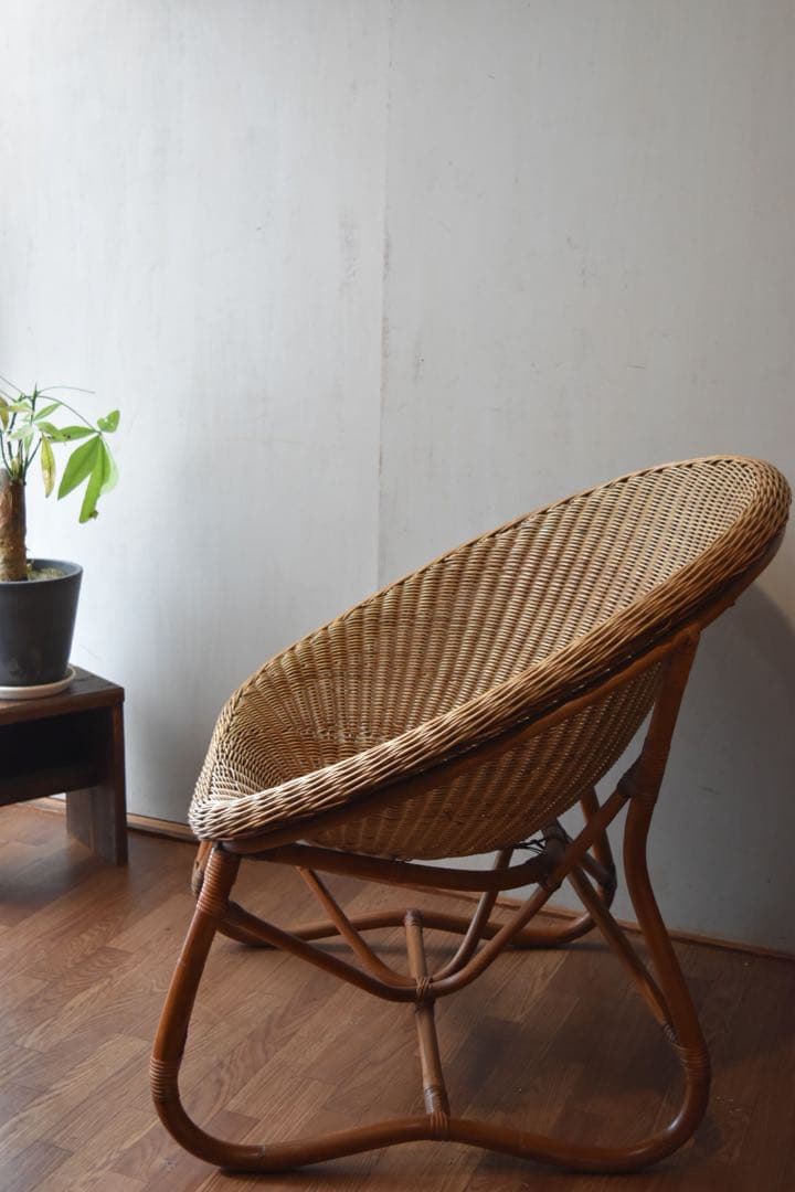 1人掛けソファ Old Rattan Chair