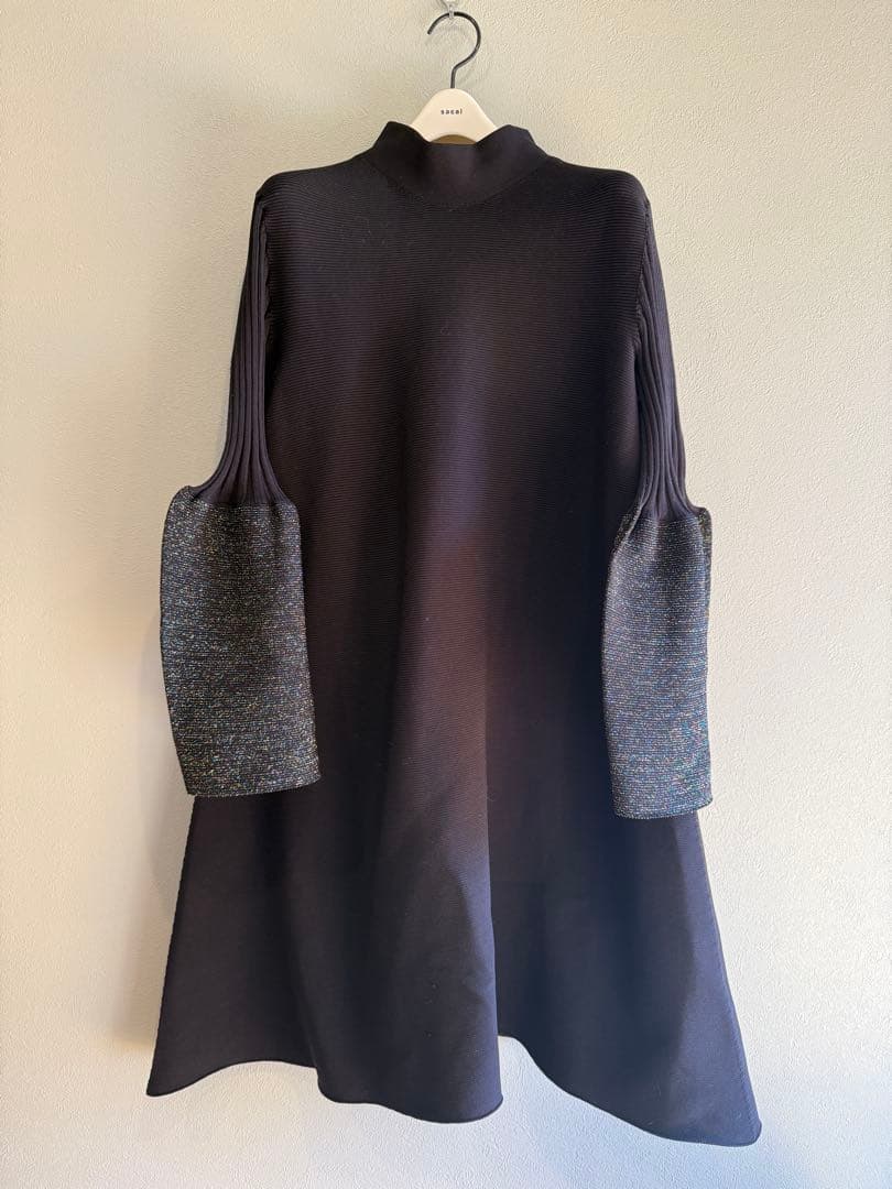 CFCL グリッターミニワンピース ネイビー