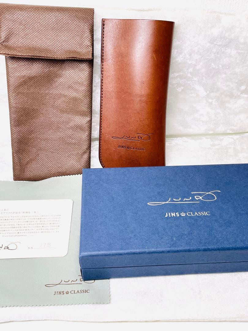 限定150本シリアルNo78 JINS Classic 小山薫堂モデル 限定