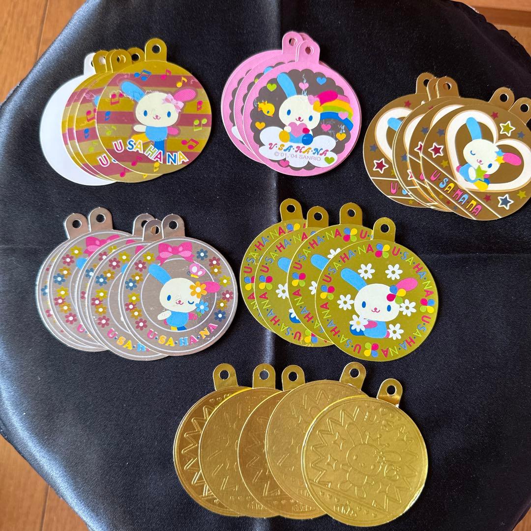 ⭐️サンリオ⭐️U.SA.HA.NAメダル風シール [平成レトロ][2004年製