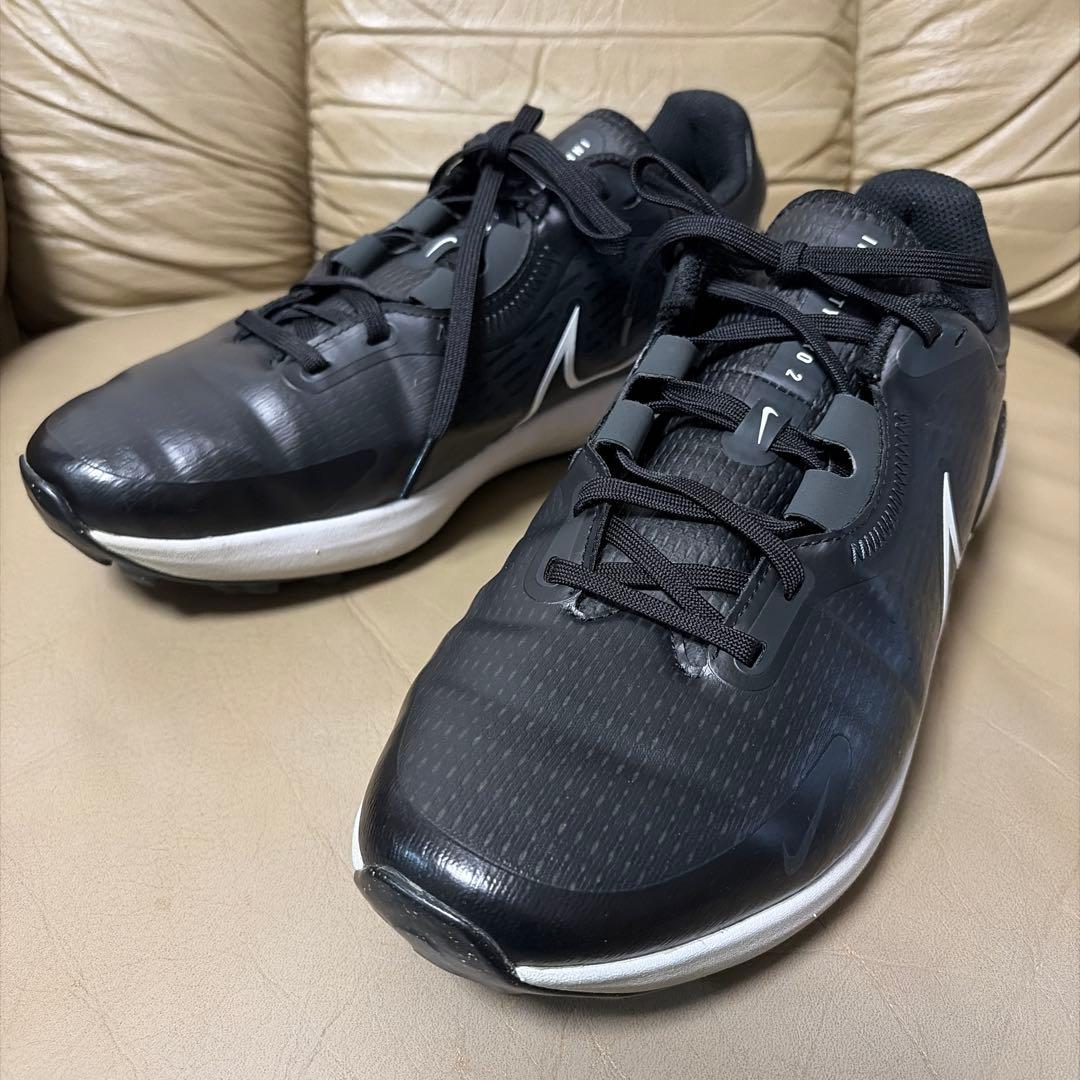 【中古美品】NIKEGOLF INFINITY PRO 2 ブラック系27.5㎝