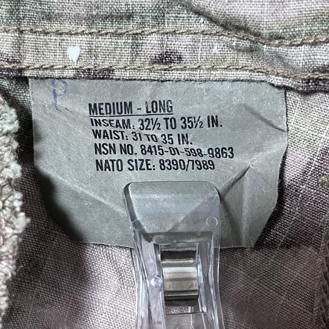j69 米軍実物 ACU マルチカム カーゴパンツ M ミリタリー カモフラ