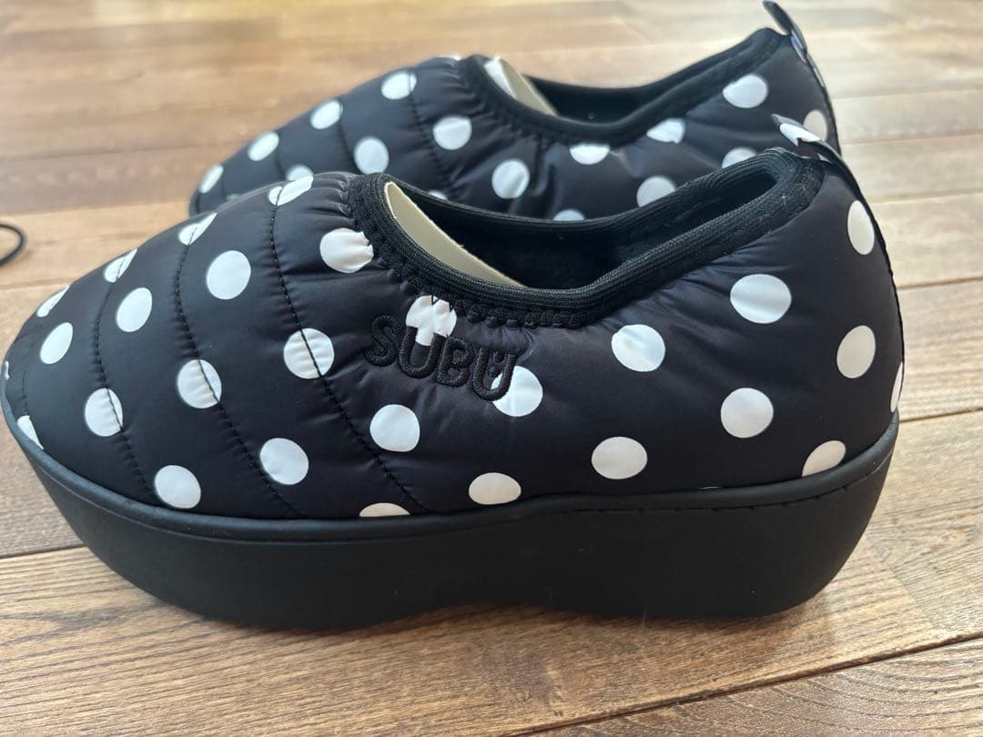 SUBU VAMP Platform ドットサンダル 23-24cm