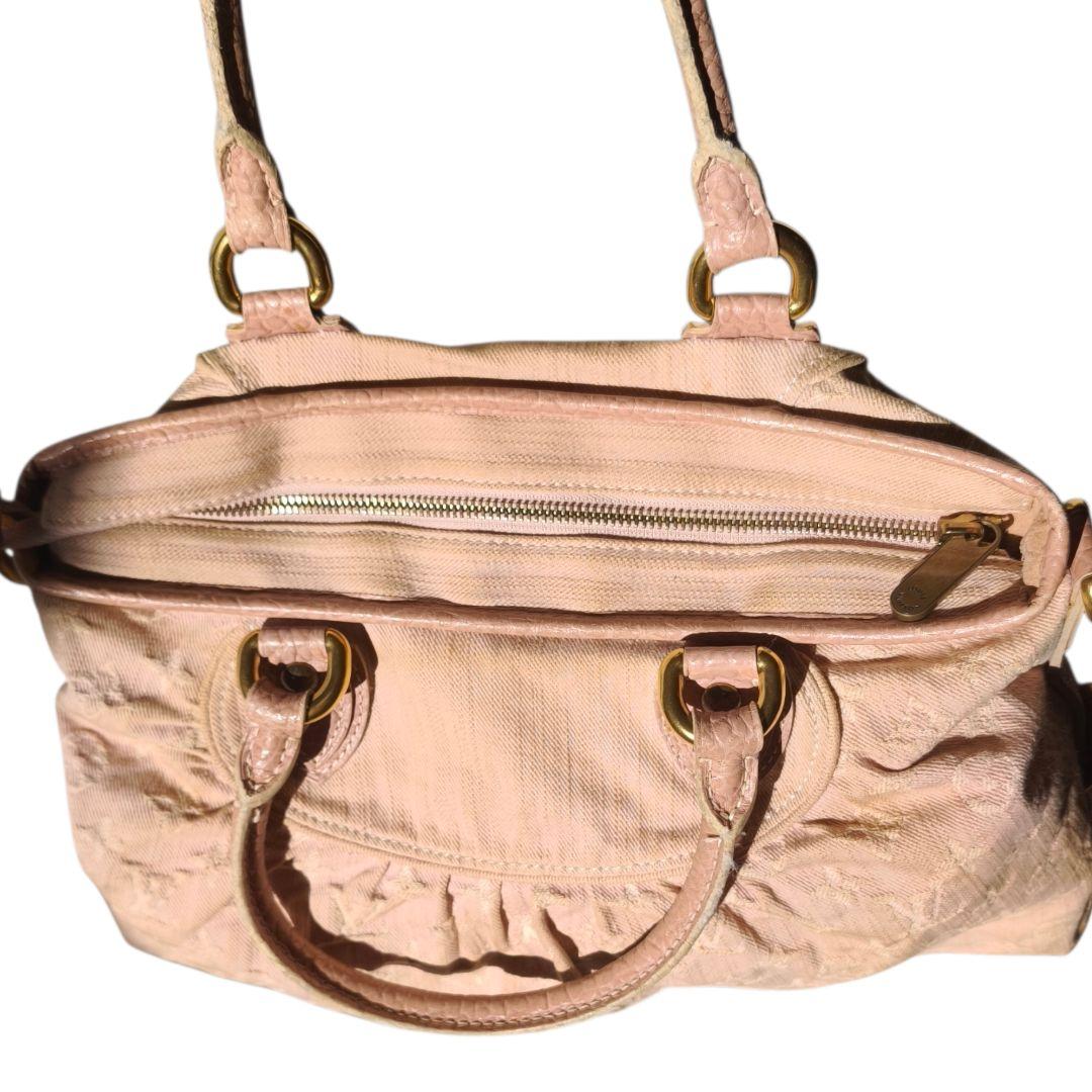 LOUIS VUITTON モノグラムデニム ネオガヴィMM（ローズ）