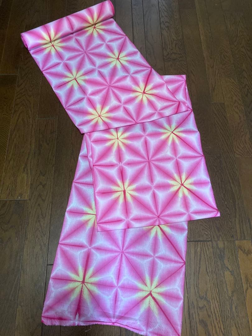 雪花絞り　反物