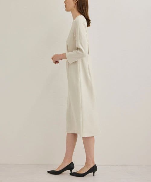 ロペ トリアセダブルクロスウエストコンシャスワンピース38