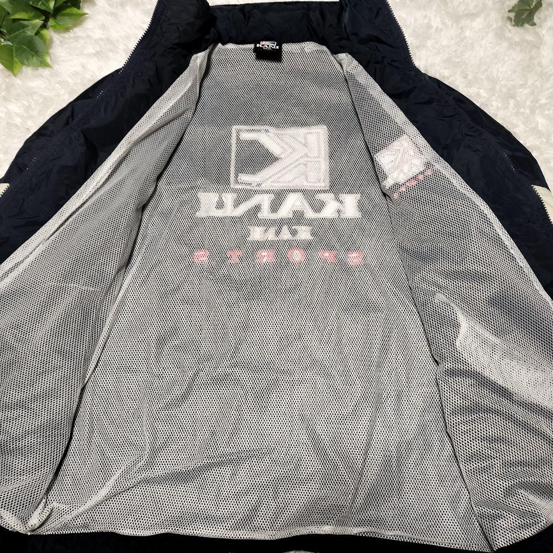KANI セットアップ　ナイロンジャケット　ネイビー
