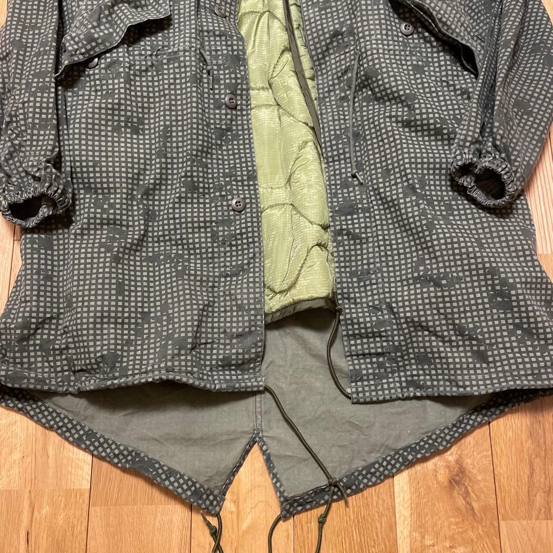 美品 80s 米軍実物 ナイトカモパーカー ライナー付き ヴィンテージ