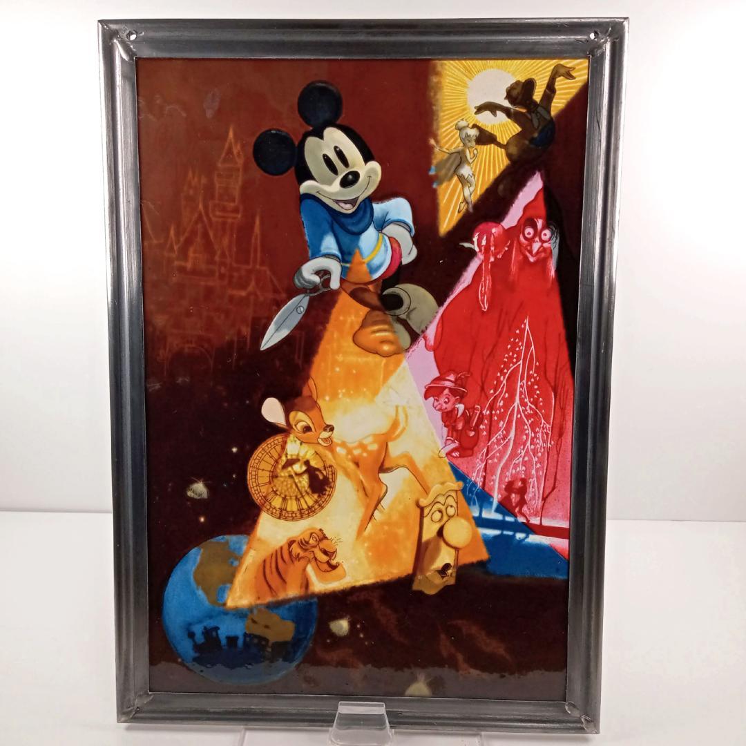新品ウォルト・ディズニー生誕１００周年ミッキー ステンドグラス グラスマスターズ