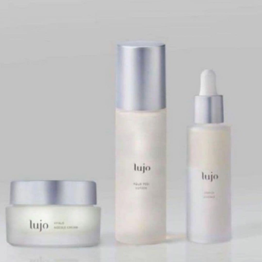 lujo アクアピールローション& エンリッチエッセンス&ヒアロニードルクリーム