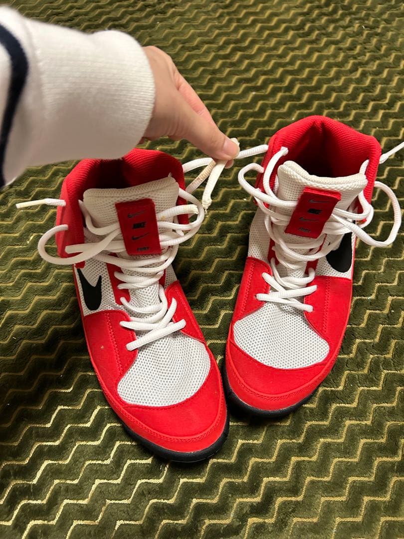 Nike ボクシングシューズ レッド/ホワイト【値下げ】
