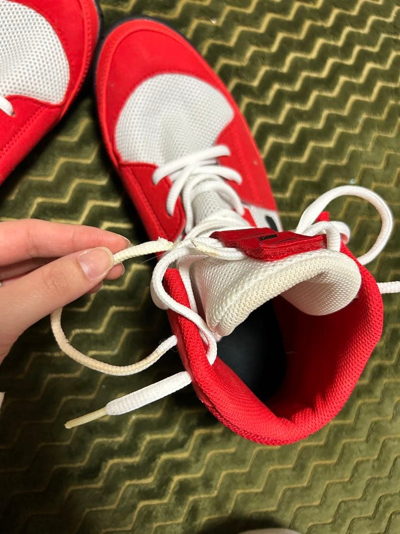 Nike ボクシングシューズ レッド/ホワイト【値下げ】