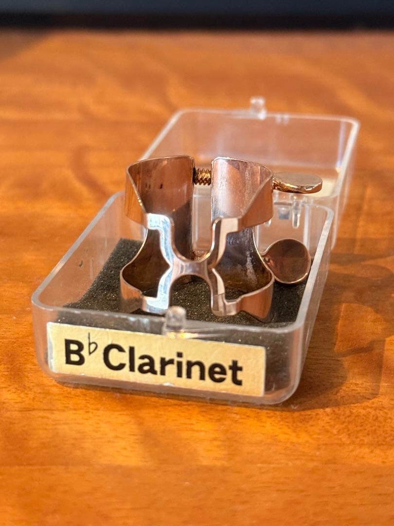 【ハリソン】B♭クラリネット リガチャー ピンクゴールド