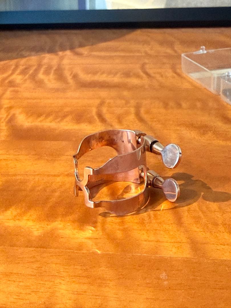 【ハリソン】B♭クラリネット リガチャー ピンクゴールド