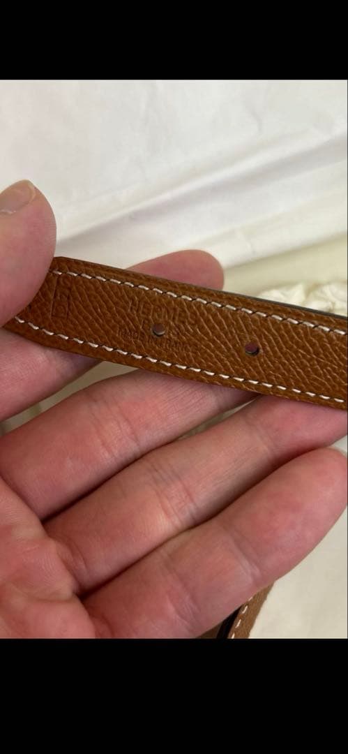 HERMES レザーベルト